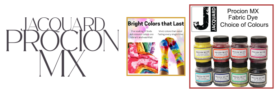 Jacquard Procion MX  - Η απόλυτη βαφή για υφάσματα σε κρύο νερό!